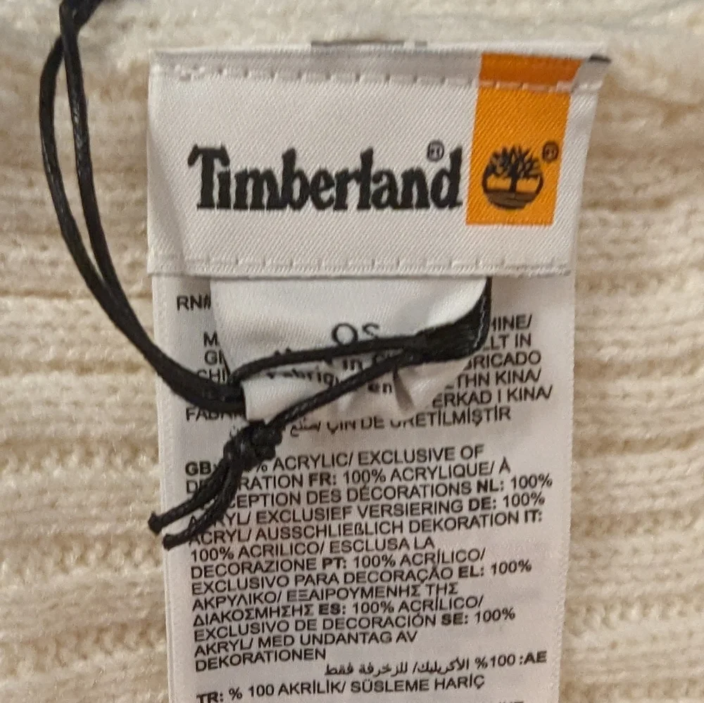 TIMBERLAND Solid Ribbed Scarf NWT